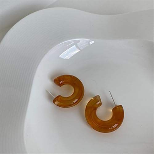 2026 Resin Crafts New Fashion Resin <b>Drop</b> Earrings for Women Handmade Washable <b>Back</b> to School Stylish Accessories - Product Image 6