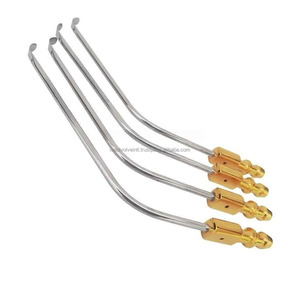 Tubo de Succión con Punta Atraumática Reutilizable, Juego Quirúrgico de 4 Piezas, Acero Inoxidable, Autoclavable Manualmente, Instrumentos Quirúrgicos con Certificación CE ISO - Product Image 1