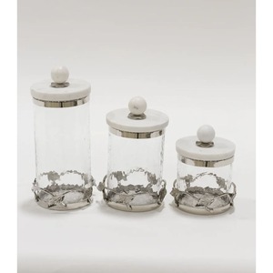 Cylinder Stainless Steel <b>Storage</b> Jar With Metal Lid Airtight Handcrafted Modern Luxury Design For Kitchen <b>Food</b> Preservation - Product Image 4