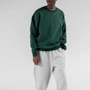 Sweat-shirts d'hiver en molleton bouclette 370g style vintage 2026, coupe régulière, col rond, 100% coton, personnalisables, vente en gros - Product Image 3