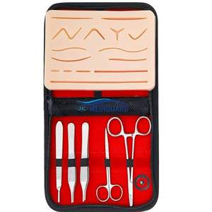 Suture <b>Pad</b> kit Medical Student Suturing <b>Pad</b> 3 Layers Durable Silicon Suture Skin Training Pre <b>Practices</b> <b>pads</b> kits Cheap Price - Product Image 4