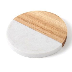 Sous-verres en bois découpés au laser, plusieurs couleurs, naturels, carrés, durables, personnalisables, pour la maison et la restauration - Product Image 5