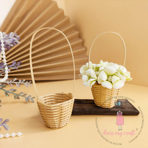 Unique Triangular Woven <b>Bamboo</b> Storage <b>Basket</b> Elegant purple Patterns Eco-Friendly Luxury Style Hanging Functional Design for - Product Image 3