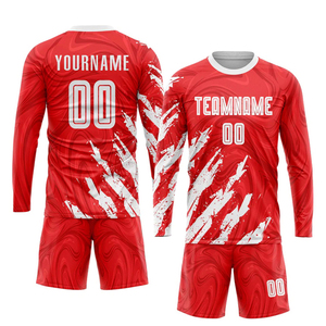 2026 Trends Custom Football Soccer Jerseys & Uniform Sets Team Wear Training Wholesale Unisex Breathable Printed Soccer Uniform - Product Image 5