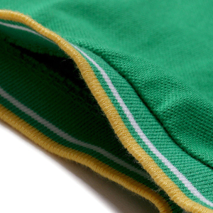 <b>Men's</b> <b>Green</b> Short Sleeve <b>Polo</b> <b>Shirt</b> Solid Color Cotton Pique Knitted Casual Breathable Stand Collar Design <b>Polo</b> <b>Shirt</b> - Product Image 5