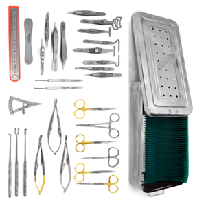 Ensemble d'instruments d'opérations oculaires Ariston International AI-Blepharoplasty Instrument Set-03, kit de 30 outils pour la chirurgie des paupières, pour la blepharoplastie et l'oculoplastie - Product Image 6
