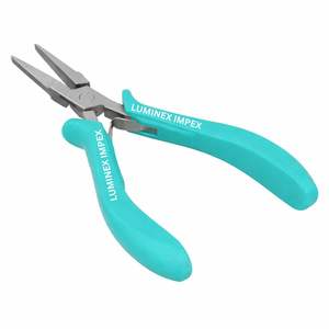 Pince à bec semi-plat semi-pointu, outil de précision pour la fabrication de bijoux, outil manuel professionnel en acier inoxydable de haute qualité, léger - Product Image 2