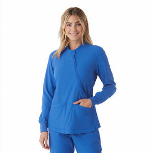 Blouse médicale tricotée de haute qualité, respirante, confortable, professionnelle, unisexe, pour hôpital - Product Image 2