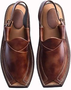 Calzado Deportivo Peshawar Chappal de Moda, Impermeable, Transpirable, de Alta Calidad, en PVC y Cuero Genuino, Duradero - Product Image 2