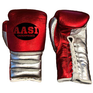 ถุงมือชกมวยหนังคุณภาพพรีเมียมสำหรับมวยไทย MMA คิกบ็อกซิ่ง ฝึกซ้อม ปรับแต่งได้ - Product Image 6