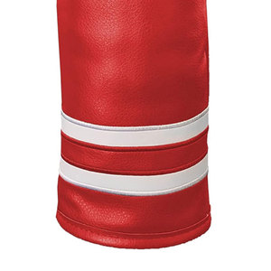 ปลอกหุ้มหัวไม้กอล์ฟ Salva Leather สีแดง ทำจากหนัง PU เป็นมิตรกับสิ่งแวดล้อม ลายนูน สีพื้น ลายเส้นสีขาว สำหรับไดรเวอร์และแฟร์เวย์วูด - Product Image 3