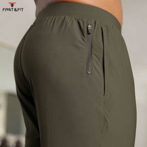 Pantalones Deportivos Casuales de Alta Calidad al por Mayor, Pantalones de Lona con Estampado Flocado, Logotipo Personalizado, 100% Algodón, Pantalones Deportivos para Hombre - Product Image 4