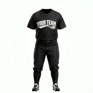 Camiseta de Béisbol Personalizada al por Mayor, de Alta Calidad, Cosida, a la Moda de Verano, Uniforme de Béisbol en Blanco para Sublimación - Product Image 6