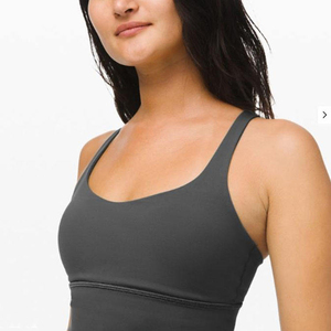 Sujetador Deportivo Ajustable sin Costuras con Soporte Alto y Estiramiento en Cuatro Direcciones, Diseño a Cuadros, para Mujer, Verano, Yoga, Fitness, Deportes al Aire Libre - Product Image 6