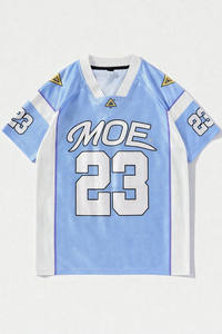 เสื้ออเมริกันฟุตบอลสั่งทำขายส่งคุณภาพสูง เสื้อผ้าสตรีทแวร์ผู้ชายสไตล์ Y2K เสื้อกีฬาโพลีเอสเตอร์ลำลอง ผู้ผลิตและจำหน่าย - Product Image 4