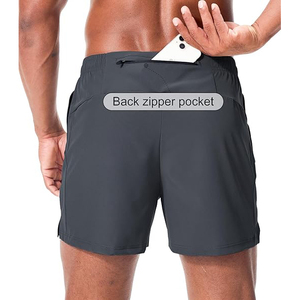 Pantalones Cortos Deportivos Antipilling para Hombre, Secado Rápido, Ligeros, Transpirables, Elásticos, Superficie Resistente - Product Image 5