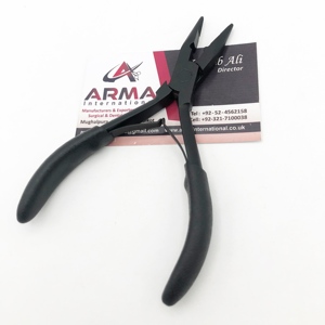 High Quality Professional Surgical Grade Stainless Steel Flat Nose Pliers for Hair Extension <b>Tape</b> Pressing Hair Extension Tools - Product Image 4