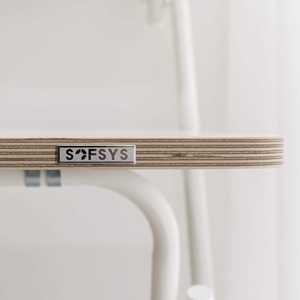 Bureau pliant moderne pour petits espaces, avec structure métallique de qualité supérieure, table d'extérieur pour usage extérieur et salon - Product Image 6