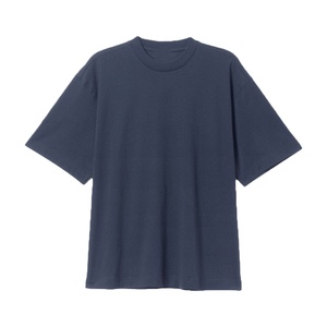 เสื้อยืดแขนสั้นลำลองผู้ชายไซส์ใหญ่ คุณภาพสูง ระบายอากาศได้ดี ปักลายโลโก้ได้ตามต้องการ ด้านหน้า 220gsm ผ้า 100% - Product Image 1