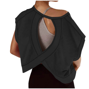 Camisetas transpirables de manga corta para mujer, camiseta informal de verano para mujer, camisetas estampadas, prendas de moda ligeras y suaves - Product Image 6