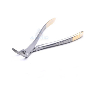 Pinzas dentales serradas para extracción con mango dorado para dientes superiores anteriores de amrid surgical - Product Image 3