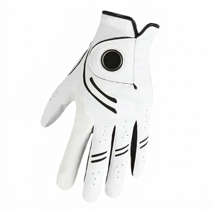 Gants de golf en cuir PU Cabretta ajustables et élastiques pour hommes et femmes, main gauche, personnalisables - Product Image 2