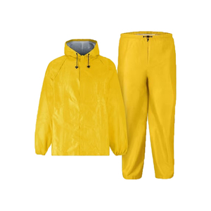 Traje Impermeable Amarillo Personalizado, Diseño y Color a Elección, Manga Larga, Unisex, para Adultos, Ropa Protectora para Todas las Estaciones - Product Image 4