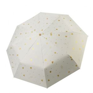 Paraguas Plegable Moderno 2025 con Protección UV Automática, Mango de Madera y Revestimiento Negro, Ideal para Regalos Empresariales - Product Image 2