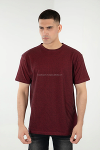 T-shirt d'été rouge 2026 OEM le plus demandé, coupe classique confortable, imprimé numérique, écologique et respirant, en tissu 100 % coton - Product Image 4