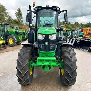 Tractores John Deere 6140M 4WD con Cultivador Rotatorio, Motor y Motor Eléctrico, Maquinaria Agrícola de Alta Productividad - Product Image 6