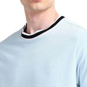 Camiseta deportiva de manga corta para hombre, de corte holgado, estilo urbano, de algodón y poliéster, de secado rápido, con estampado por sublimación. - Product Image 5