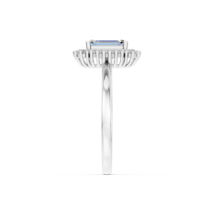 Anillo de Plata 925 con Diamante de Laboratorio para Mujer, Certificado IGI, RJC, ODM, OEM, Fabricante de Joyería Fina Ética, Venta al Por Mayor E201079 - Product Image 4