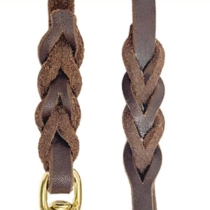 Laisse pour chien de dernière génération en cuir véritable, en vente, emballage personnalisé, pour chiens de taille moyenne et grande, laisse en cuir véritable. - Product Image 4