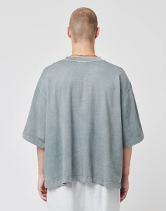 เสื้อยืดผู้ชายผ้าฟลีซพรีเมียมทรงหลวมขนาดใหญ่พิเศษ ดีไซน์สั่งทำได้ ระบายอากาศดี เป็นมิตรกับสิ่งแวดล้อม ป้องกันรอยยับ แห้งเร็ว - Product Image 3