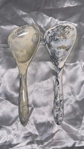 Customized Size Green Resin <b>Salad</b> <b>Tools</b> 2 Piece Servers High Quality Handmade FAIZA CRAFT India Home Kitchen Use Dishwasher Safe - Product Image 3