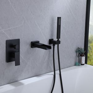 Accessorio per rubinetto da bagno da bagno con montaggio a parete a 2 irroratori a manico singolo - Product Image 2
