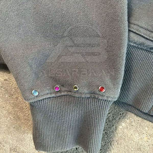 Sweat-shirts pour hommes avec strass, design personnalisé, vêtements d'hiver, usage extérieur, sweat-shirts décontractés pour hommes avec strass - Product Image 5