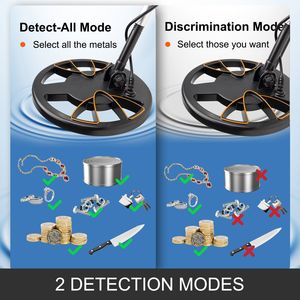 Alta precisione impermeabile giallo 3010 LCD Display Metal Detector per adulti bambini automatico caccia subacquea accessori - Product Image 4