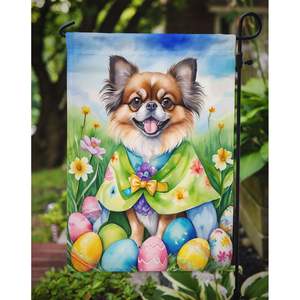 ธงไข่อีสเตอร์แบบทิเบตล่าไข่ในสวนกล่องจดหมายหลากสีสำหรับตกแต่งลานระเบียงงานศิลปะสำหรับเตียงดอกไม้ขนาดเล็ก - Product Image 3