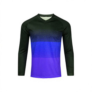 เสื้อเจอร์ซีย์ปั่นจักรยานแขนยาวสำหรับผู้ชาย เสื้อมอเตอร์ครอส MTB เสื้อสำหรับแข่งออฟโรด ชุดกีฬา แห้งเร็ว ระบายอากาศได้ดี เสื้อเจอร์ซีย์มอเตอร์ไซค์แบบสั่งทำพิเศษ - Product Image 3