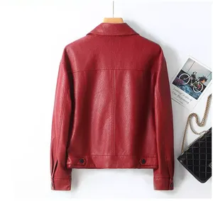 Chaqueta de Cuero para Hombre en Oferta, Diferentes Estilos, Chaqueta de Cuero para Hombre de Estilo Popular para Otoño - Product Image 5