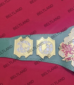 Ceinture de championnat mondial de Lucha Libre, poids cruiser, taille adulte, matériau PU durable, équipement d'arts martiaux unisexe - Product Image 5