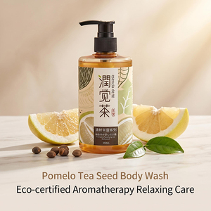 Gel de Ducha Refrescante con Pomelo y Té Baozhong - Gel de Ducha Hidratante con Aceite de Camelia para Piel Sensible - 350ml - Product Image 2