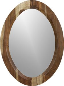 Cadre de miroir en bois massif naturel fait à la main, cadre décoratif en bois pour la décoration murale de la salle de bain, de la chambre, de la maison et de l'hôtel - Product Image 2