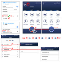 Nouveau Scanner OBD2 ELM327 V2.2 VP005 BT 5.0 WIFI PIC18F25K80 Compatible Android/iOS Outil de Diagnostic en Veille Lecteur de Codes