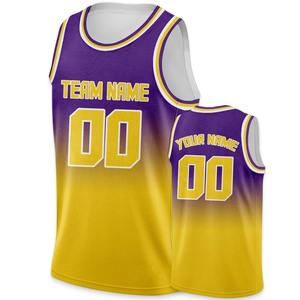 Camiseta de Baloncesto Personalizada en Oro Púrpura, Uniforme con Nombre, Número y Logotipo Impresos para Hombres, Mujeres, Jóvenes y Niños - Product Image 4