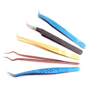 แหนบต่อขนตาแบบแยกใหม่ล่าสุดเคล็ดลับที่แม่นยำพร้อมวัสดุเหล็กที่ยั่งยืนเพื่อความปลอดภัยของผลลัพธ์ที่ดีขึ้น - Product Image 3