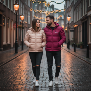 Veste d'hiver en duvet RexFit Sports avec logo personnalisé brodé pour hommes et femmes, fabrication OEM ODM directe d'usine - Product Image 2