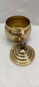 Boîte de rangement décorative en métal rond pour fruits secs avec couvercle en forme d'oiseau, idéale pour la maison et les cadeaux - Product Image 4