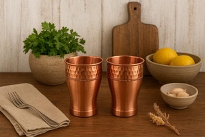 Verre à vin en cuivre écologique, gobelet en cuivre recyclable, verre en cuivre durable pour la cuisine, respectueux de l'environnement - Product Image 6